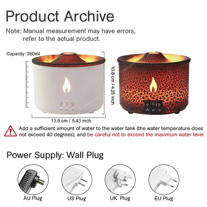 Volcano Flame Aroma Diffuser