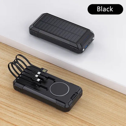 Portable Solar Power Bank - 33800mAh Solar Charger